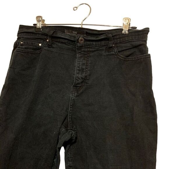 Levi’s Perfectly Slimming 512 Size 16 Black Bootcut Jeans-See Measurements - Picture 6 of 8